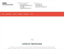 Tablet Screenshot of 1800wilson.net